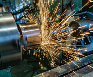 Grinding a cylindrical part on a circular grinding machine, high