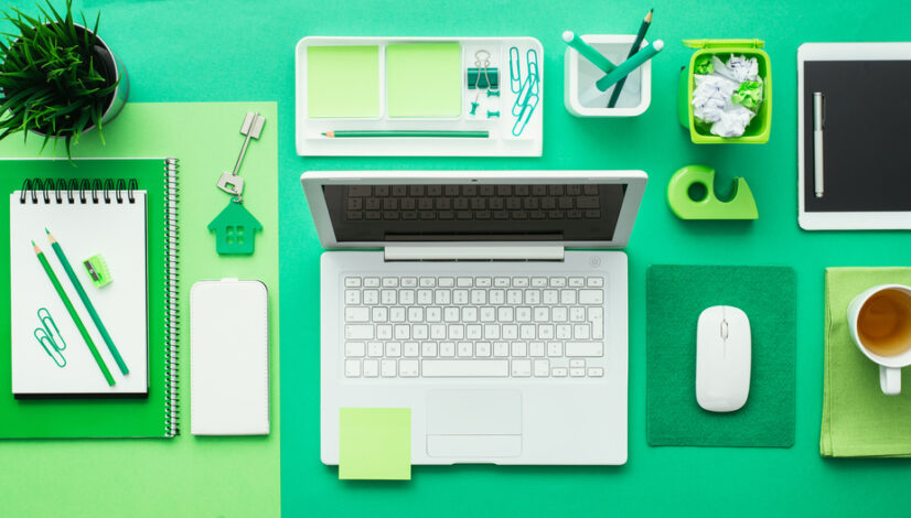 Green creative desktop